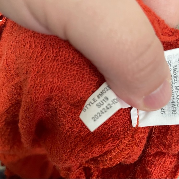 Madewell Texture & Thread Drawstring Top Boho - Picture 7 of 8